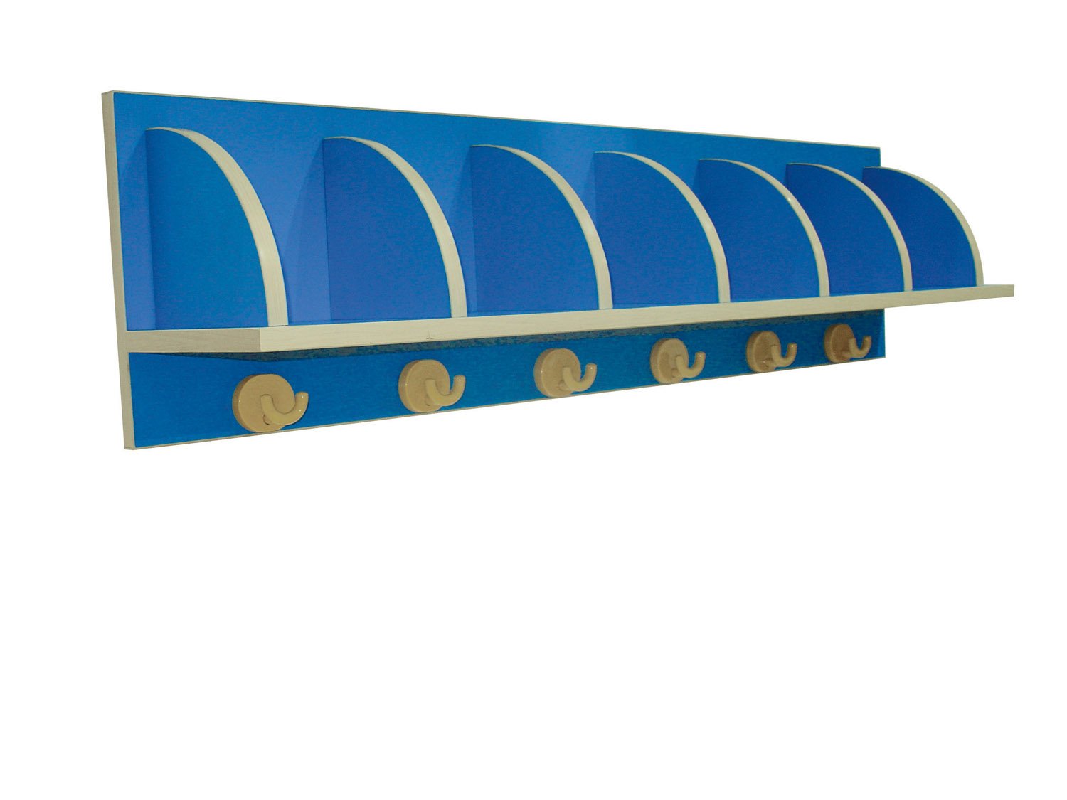 Porte-manteaux / 6 casiers (REF BOIS-28.1) Porte-manteaux / 6 casiers (REF BOIS-28.1)